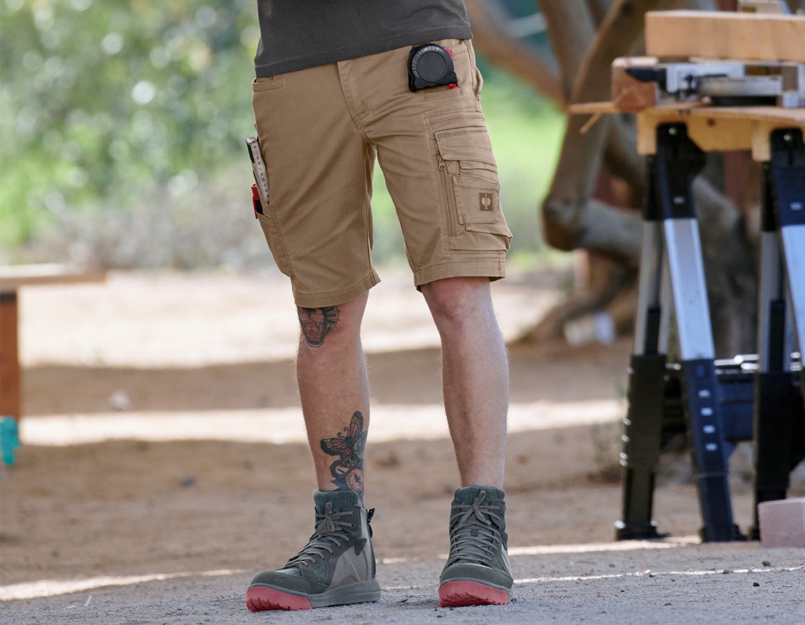 Mens Tactical Shorts Casual Loose Fit Work Hiking Water Resistant Shorts Multi Pockets Cargo Operator Shorts 