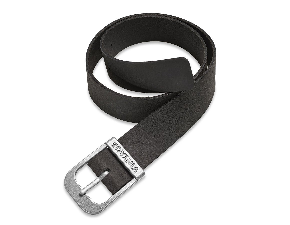 Leather belt e.s.vintage black | Engelbert Strauss