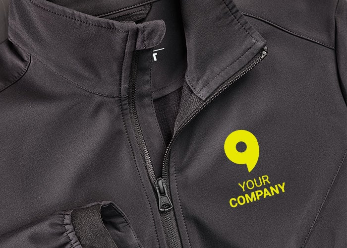  Softshell jacket e.s.trail pure in black
