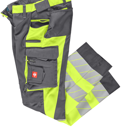 High-vis trousers e.s.motion 24/7 in anthracite/high-vis yellow 
